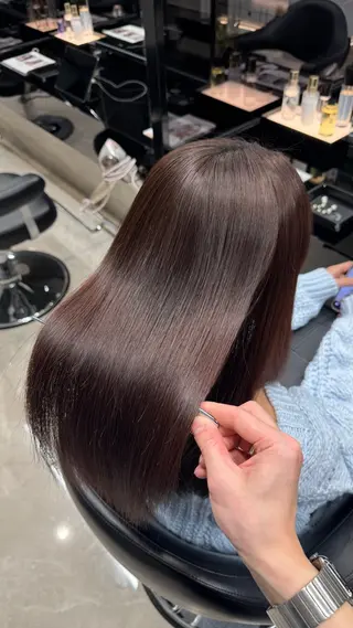 ロング 川田大輝 ナチュラルモードのヘアスタイル