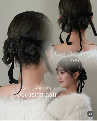 ヘアアレンジ ミディアムカット/ COA銀座🐩マコのヘアスタイル