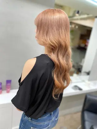 カラー yasuハイトーン/ デザインカラーのヘアスタイル