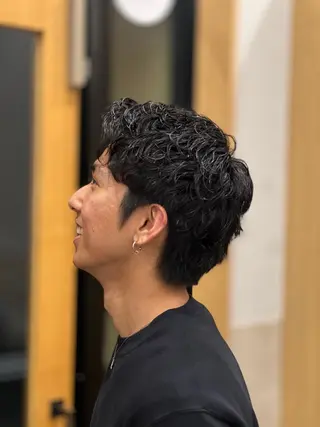 パーマ メンズ 小田 暉のヘアスタイル