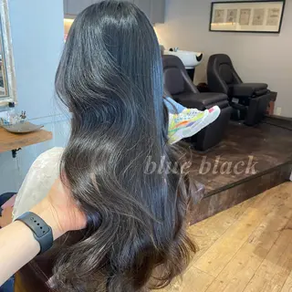 ロング カラー 新宿/レイヤーカット 韓国ヘア/海外ヘアのヘアスタイル
