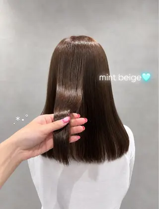 カラー ヘアアレンジ‎‎🪽 艶カラー ☆ yuiのヘアスタイル