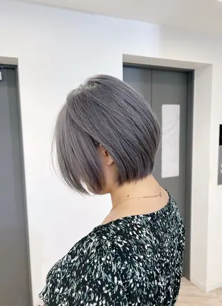 ショート ♡似合わせ ♡ハイトーン♡のヘアスタイル