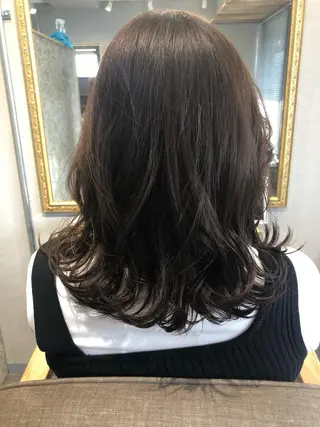 ミディアム カラー 北崎  えりのヘアスタイル