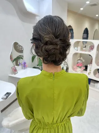 ヘアアレンジ cherir髪質改善 パーソナルカラー診断のヘアスタイル