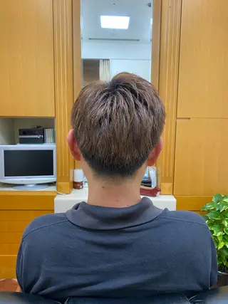 ショート メンズ 森　敦生👑 メンズカット＆パーマのヘアスタイル