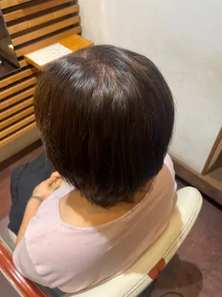 カラー 内村紫里/カット/ カラー/モデル募集中のヘアスタイル
