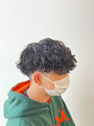 ショート パーマ メンズ ✂︎メンズパーマ✂︎ 伊藤秀真のヘアスタイル