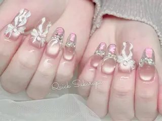 ミディアム Quick Sukarupuのネイルデザイン
