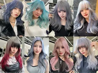 ロング カラー Kazuki/名古屋 ブリーチ/髪質改善のヘアスタイル