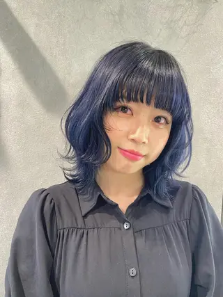 ミディアム カラー ヘアセット🎀パーマ Tsubasaのヘアスタイル