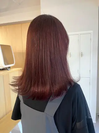 カラー ひな‪‪︎/暖色 柔color🌷のヘアスタイル