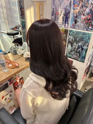 カラー オタク🍒渋谷 🫒オリーブカラーのヘアスタイル
