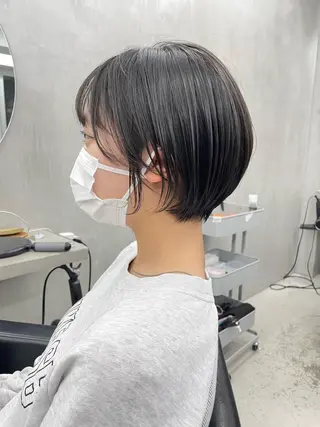 ショート カラー 👑ボブはお任せ ミヤノ👑のヘアスタイル
