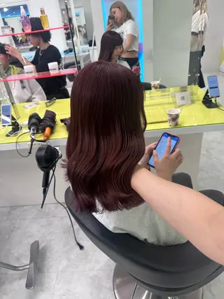 セミロング カラー ♡ダブルカラー特化♡ miyuのヘアスタイル