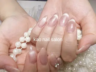 ネイル kao nail マグネット/長さだしのネイルデザイン