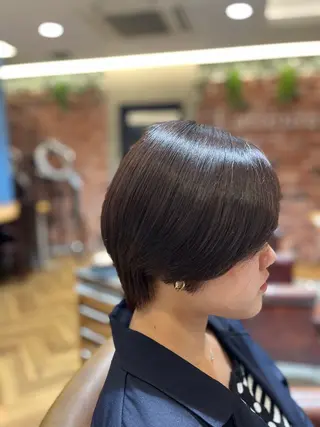 ショート 菊地 真優のヘアスタイル