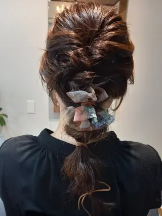 ヘアアレンジ 上原 嘉代子のヘアスタイル
