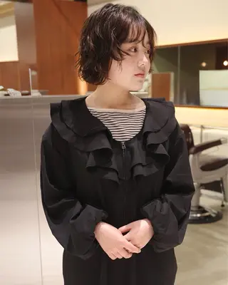 ショート パーマ (h)wim ウィムのヘアスタイル