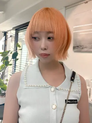 ショート ハイトーンカラー 🦋yuri🦋のヘアスタイル