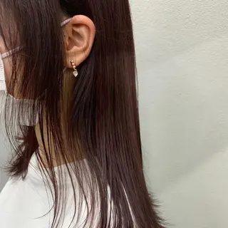ミディアム カラー 🌱小顔魅せショート 髪質改善カラー/泉綺のヘアスタイル