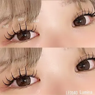 マツエク・マツパ Lumina Fuyumiのマツエク・マツパデザイン