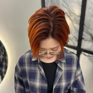 ショート カラー Ren. 🦋デザインカラーのヘアスタイル