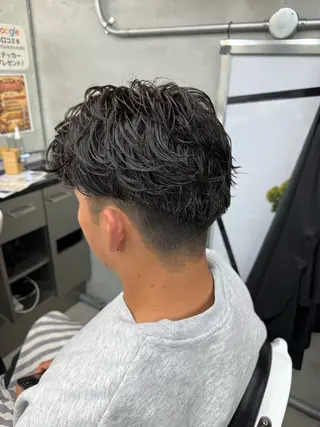 パーマ 半澤 颯のヘアスタイル