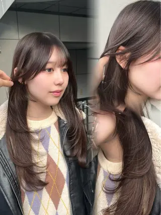 ロング 韓国レイヤー 🤎🦋Harisのヘアスタイル