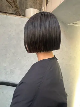 ショート ボブ×レイヤーカット 透明感カラー/Fuuのヘアスタイル