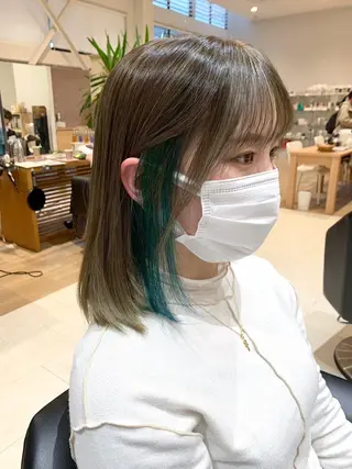 ショート カラー 🌈miu miu hair✂️💕のヘアスタイル