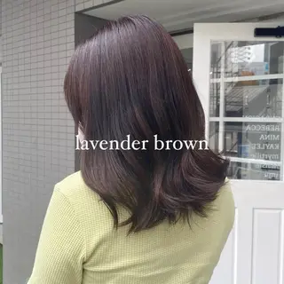 カラー 暖色カラー🍒 門内 梨真のヘアスタイル