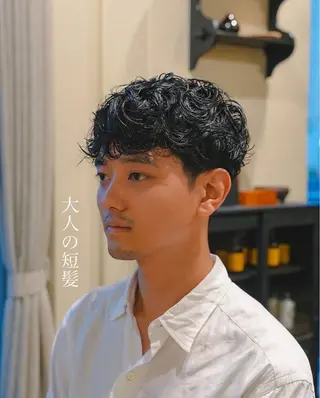 メンズ メンズショート タチカワユウキのヘアスタイル