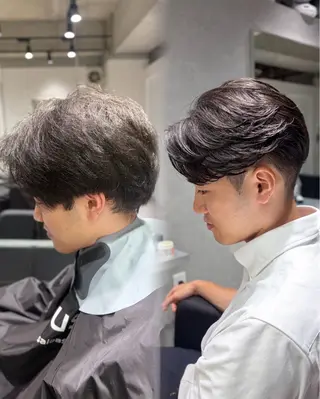 メンズ 曲がる縮毛矯正専門 /森隆之介のヘアスタイル