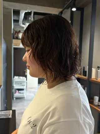ショート パーマ kaede レイヤー/パーマのヘアスタイル