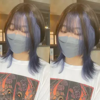 ミディアム カラー yoriダブルカラー 代表すがわらのヘアスタイル