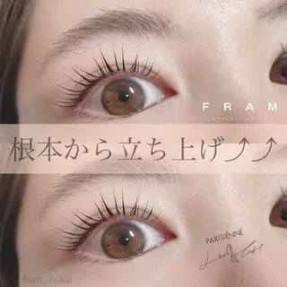 マツエク・マツパ FRAM NAGANOのマツエク・マツパデザイン