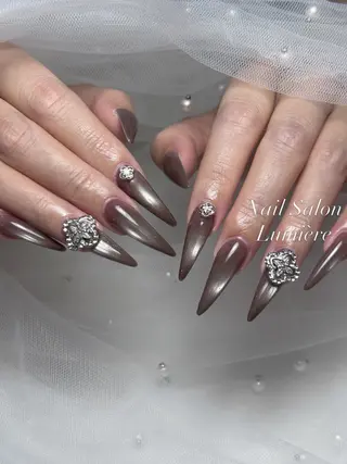 ネイル Lumière｜ ロング｜ワンホンのネイルデザイン