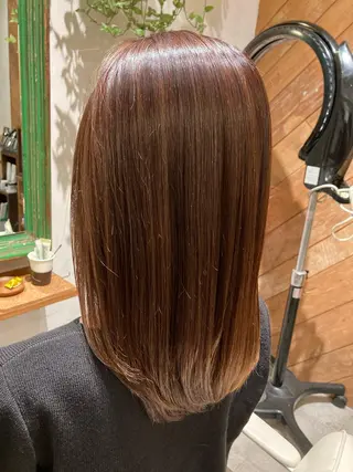 セミロング 大方 いくみのヘアスタイル