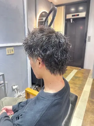 ショート パーマ メンズ 【Gisel】 Asakiのヘアスタイル