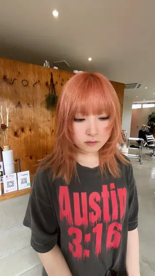 ミディアム 堀 風城のヘアスタイル