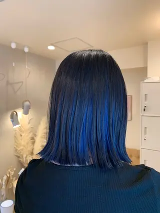 セミロング カラー マンツーマン施術/ ダブルカラー/アリサのヘアスタイル