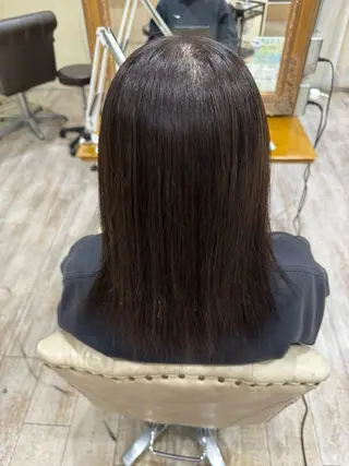 カラー ゆこ カラーモデルのヘアスタイル