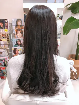 ロング 阿部 美咲のヘアスタイル