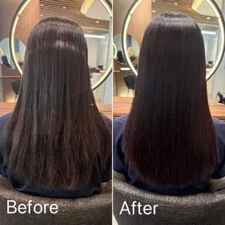 ロング 新宿/新宿三丁目 縮毛矯正/タカユキのヘアスタイル