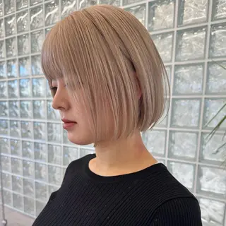 ショート ハイトーン/ベージュ /流星💫のヘアスタイル