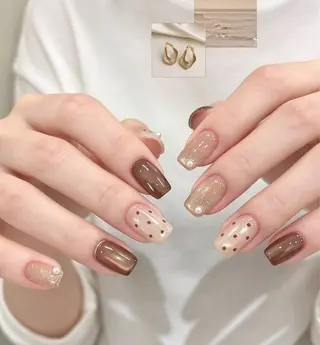 ネイル 🎀PG🩵 ネイルサロンのネイルデザイン