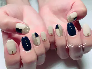 ネイル モチの良さ◉ フィルインネイル♡のネイルデザイン