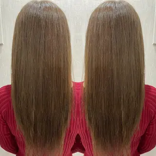 ロング 店長✨レイヤー✖️ 髪質改善✖️韓国ヘアのヘアスタイル