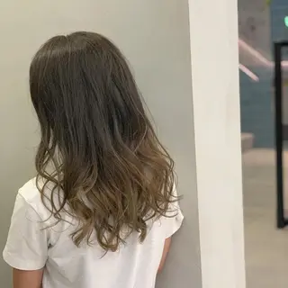 ロング カラー 北川 拓也のヘアスタイル